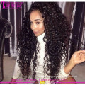 Qingdao hot sale virgin hair lace front wigs 100% Brazilian virgin human hair front lace wigs for black woman